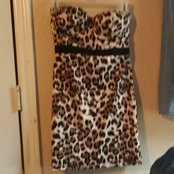 Guess leopard print dress - Picture 1 of 2